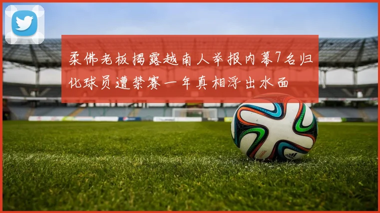 柔佛老板揭露越南人举报内幕7名归化球员遭禁赛一年真相浮出水面
